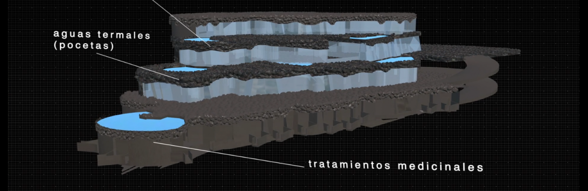 Video promocional del futuro balneario de Fuente Santa